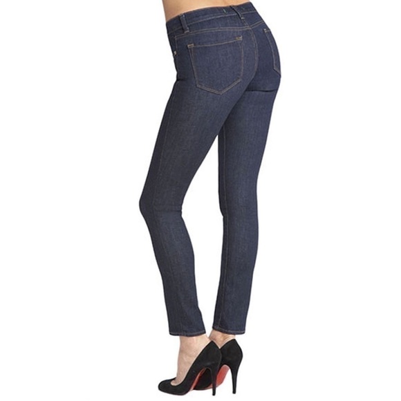 J Brand‎ Jeans Womens Skinny Leg Dark Wash Blue Pure Mid Rise - Picture 2 of 12